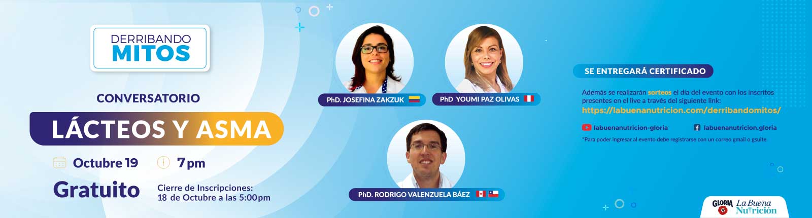 Próximo tema de Derribando mitos Lácteos y Asma